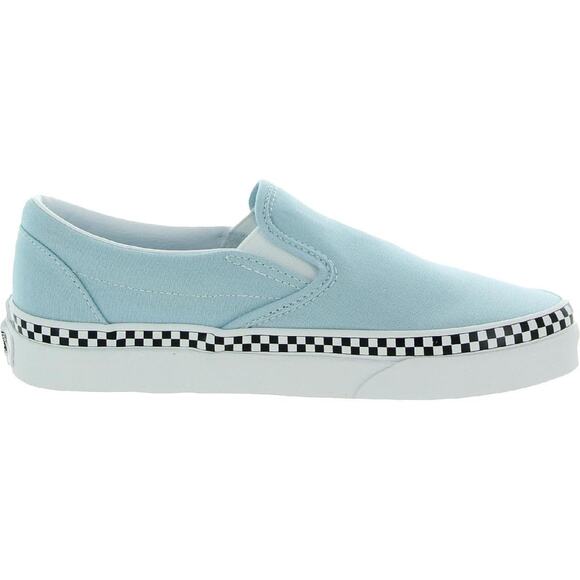 NWT Vans Mens Classic Canvas Slip-on Skate Shoes, Blue-Sz 4.5 Medium (D) - Picture 3 of 3